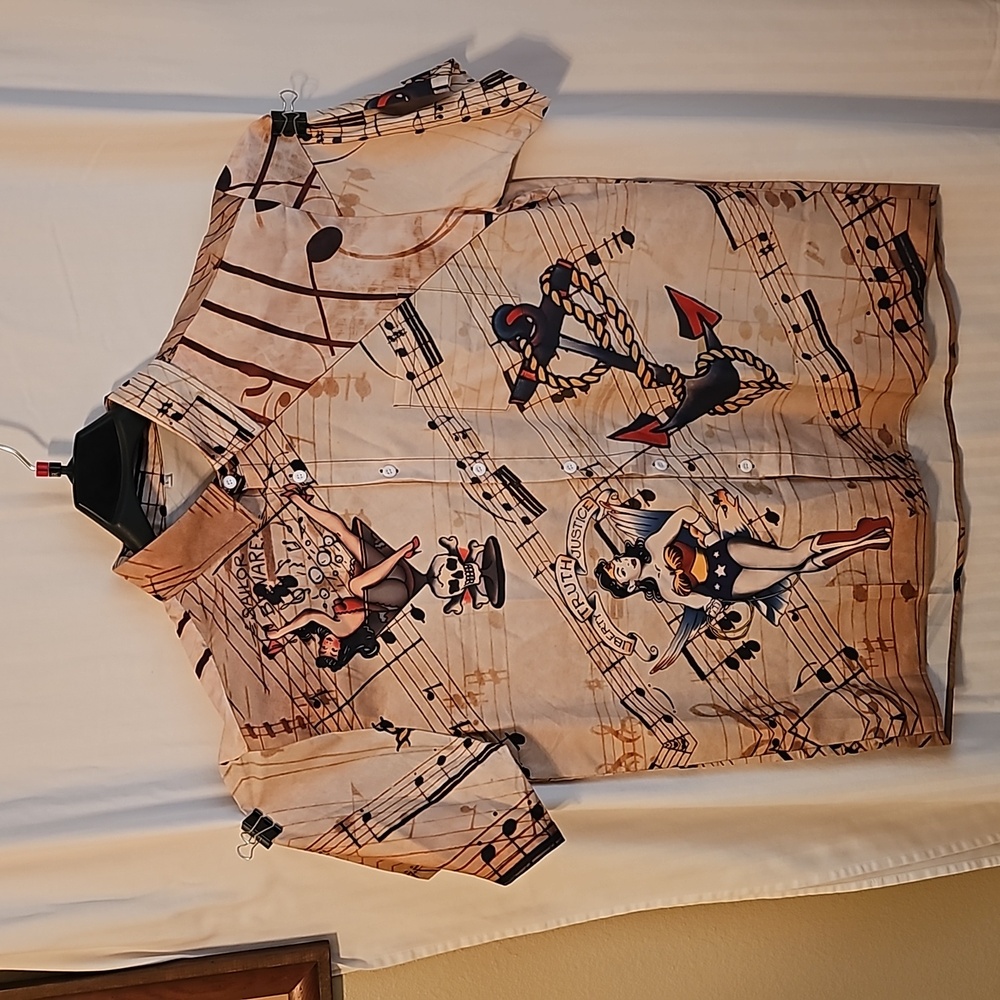 Nautical Hawaiian shirt